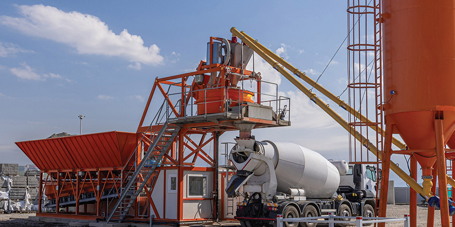 Concrete Central Mixer Cleaning